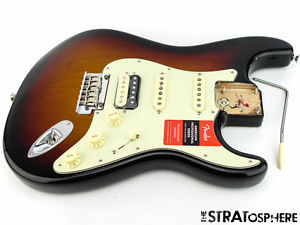 Fender American Professional HSS Shawbucker Stratocaster LOADED BODY Strat Burst