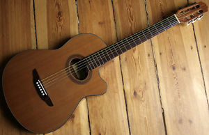 RARE! MUSIMA MHX24 THINLINE STAGE ELECTRO ACOUSTIC WESTERN STEEL STRING GITARRE