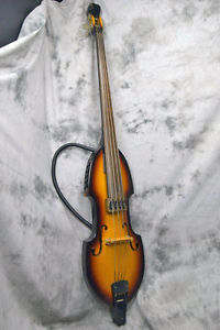 ARIA SWB-04 SWB Vintage Sunburst Upright Bass Electric Contrabass Rare JAPAN