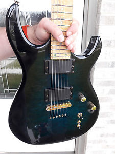 Carvin/Kiesel DC127 Blueburst on Quilted Maple