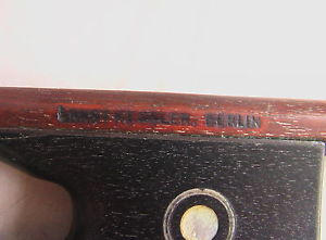 Geigenbogen Violin Bow Ernst Kessler Berlin Meisterbogen Perfekt / neu behaart
