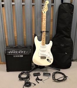 Fender Stratocaster Electric Guitar - Complete Set