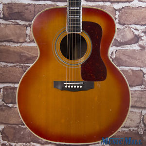 1981 Guild F50-R Jumbo Acoustic Guitar Sunburst w/OHSC, Cannon!