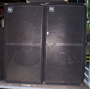 Coppia SUBWOOFER ELECTROVOICE MTL doppio 18" Sub EV sistema MT 800 watts RMS