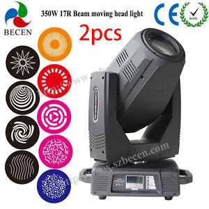 NEW 2pcs 350W 17R Beam/spot/wash 3 in 1 Moving Head Light DJ stage lighting 3D