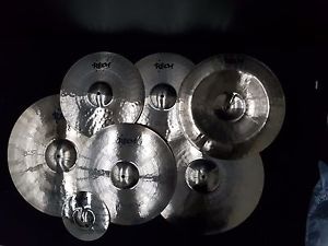 RECH PRESTIGE GROOVE CYMBAL SUPER SET PACK 14HH 16Cr 18Cr 20R 8Sp 16Ch  22'' BAG