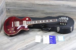 2002 Gibson Les Paul Standard Plus in Red Cherry FlameTop! Gorgeous!