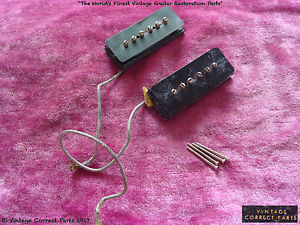 Vintage 1953 Gibson P-90 P90 Pickup Soapbar Set Les Paul Standard Goldtop 1959