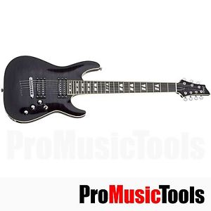 Schecter C-7 Custom STBK * NEW * ebony fretboard C7 hellraiser atx sls blackjack