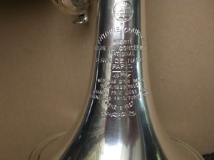 Vintage  french ANTOINE COURTOIS PARIS balanced  model trumpet