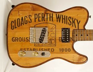 Walla Walla Guitar Company 2016 Vintage Wood Crate "Gloags Perth Whiskey