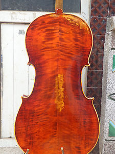 4/4 Size Cello full Hand made antique old style handcarved bright sound