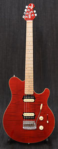 MUSIC MAN Axis Super Sport 2009 Red Original Hard Case E-Guitar Free Shipping