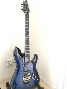 Shecter Black Jack SLS C-1 P Blue Rare Good Condition E-Guitar Free Shipping