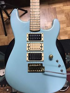 Charvel Usa Custom Shop San Dimas Robins Egg Three Pickup Signed