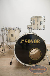 Vintage 80's Sonorlite Sonor Lite Scandinavian Birch Drums 4-piece