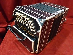 NEW Scandalli Bandoneon Ebony 152 Tone Argentinean System Italy LM 39/37
