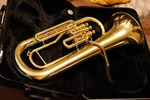 Yamaha YEP201 Euphonium Horn YEP 201 Baritone Case & Mouthpiece