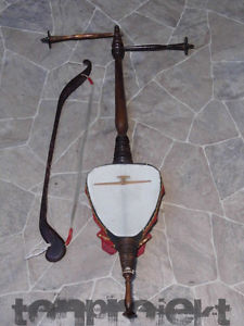 gran REBAB trad. Instrumento de cuerda Indonesia 2string Java fiddle الرباب رباب