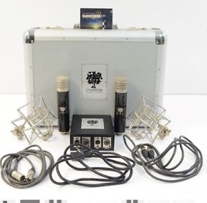 Charter Oak S600 Vacuum Tube Condenser Microphones w/Case -  Matched Pair