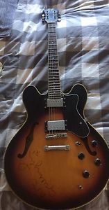 guitarra electrica epiphone Firmada Noel Gallgher
