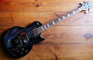 ONE OF A KIND! VINTAGE 70s HOYER  ELECTRIC BASS MIT SCHÖNEM AIRBRUSH DESIGN