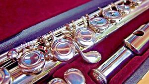 YAMAHA YFL-411 II SILVER FLUTE IMMACULATE QUERFLÖTE | VIDEO STREAM