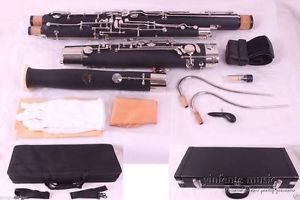 New Bassoon C tone great material Ebonite + case fine quality Top grade #1