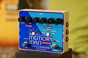 Electro Harmonix Deluxe Memory Man Tap Tempo 1100ms - MN3005 Chip! EHX - MINT!