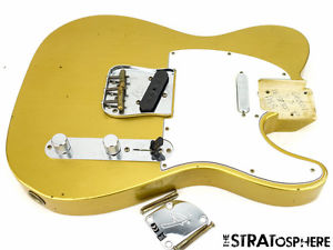 Fender Custom Shop Postmodern Relic Telecaster LOADED BODY Tele USA Aztec Gold