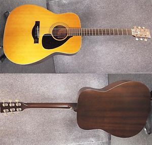 YAMAHA FG-180 Acoustic Guitar with hard case Japan Vintage Used Good item