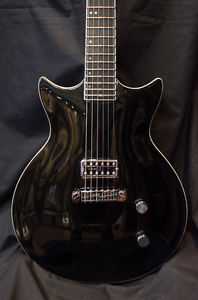 NEW 2017 PRESTIGE DC Coupe ACE Metallic Black Electric Guitar w/ Case