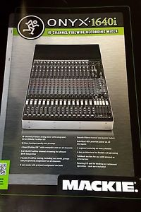 Mackie Onyx 1640i. FREE ROTOPOD OFFER!!! Great Condition!!!