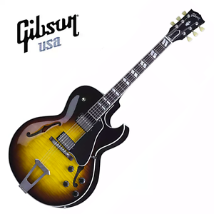 Gibson Memphis ES-175 Figured Vintage Sunburst Maple Hollow Body Electric Guitar