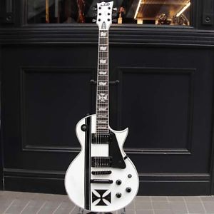 Used LTD IRON CROSS (Snow White w/Black Stripes) [James Hetfield Signature Model