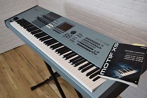 Yamaha Motif XS 8 keyboard synthesizer near MINT-used 88 key piano for sale