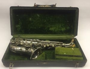 1919 Conn New Wonder Curved Soprano Saxophone Sax W/Case Antique
