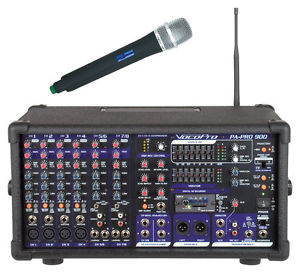 Vocopro PAPRO9001 900w Pro Pa Mixer W/sdr3 1 Mic