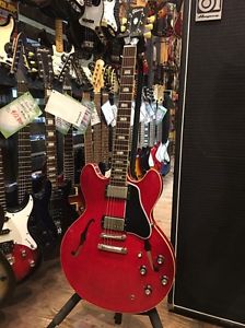 Gibson Memphis ES-335TDC 2014 made cherry Used Guitar Free Ship from Japan #kg24