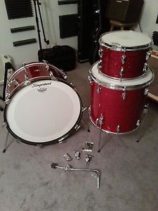 1965 Slingerland Drum Set~Garnet Red Sparkle~ABSOLUTELY STUNNING!!!