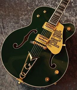 Gretsch IRISH FALCON Electric Guitar G6136I Bono Green Gold Sparkle