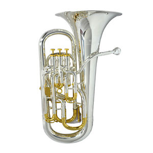 Schiller Elite V Compensating Euphonium - Silver & Gold