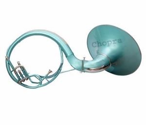 Christmas Sale Sousaphone Painted Green 21" Bell Bb 3V BAG n MOUTH PIECE