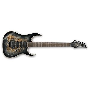 Ibanez RG1070PBZ CKB RG Premium Guitar, Charcoal Black Burst, Wenge Board +Cable