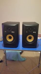 Used (2) KRK ROKIT 5 - 5" Powered Studio Monitor Speakers Pair - N6488