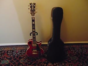 ELECTRA MPC X320 LES PAUL ELECTRIC GUITAR 1975 RED FINISH 2 MODULES & HARD CASE