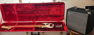 Fender Standard Jazz Bass Guitar (With Fender Rumble 25 Amp and Hardshell Case)