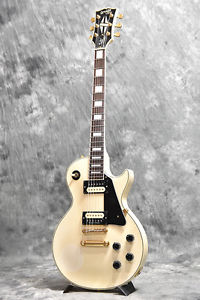 Orville by Gibson LPC Les paul Custom Alpine White 1989 Made in Japan E-guitar