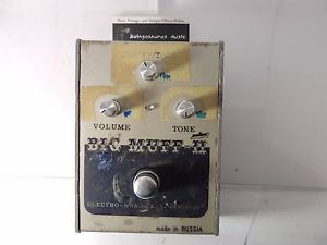 RARE ELECTRO HARMONIX CIVIL WAR BIG MUFF PI RUSSIAN FUZZ PEDAL SOVTEK ORIGINAL