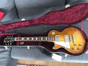 lefty left handed 1958 vintage reissue les paul guitar
